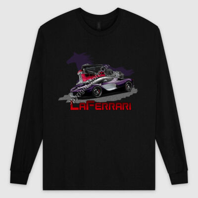 LaFerrari - HP - Purple - Ultra Cotton Mens Longsleeve Tee Thumbnail