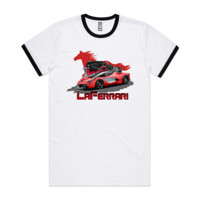 LaFerrari - HP - Red - Mens Ringer Tee Thumbnail