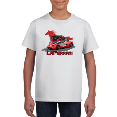 LaFerrari - HP - Red - Gildan Youth Unisex T Shirt Thumbnail