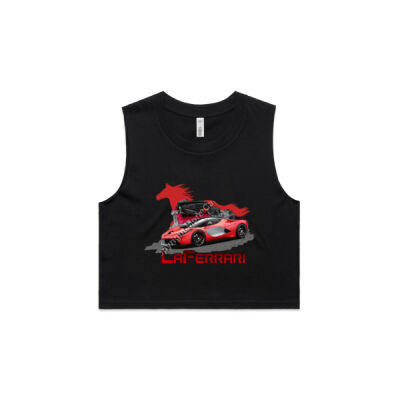 LaFerrari - HP - Red - AS Colour Women's Crop Tank Thumbnail