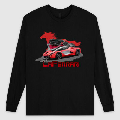 LaFerrari - HP - Red - Ultra Cotton Mens Longsleeve Tee Thumbnail