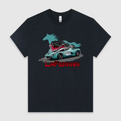 LaFerrari - HP - Turquoise - HeavyCotton™ Tee Thumbnail
