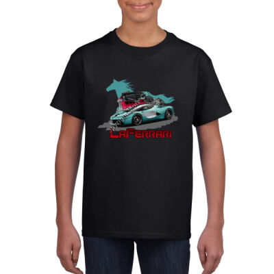 LaFerrari - HP - Turquoise - Youth Crew Neck Tee (Same Day) Thumbnail