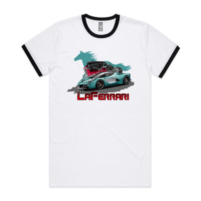 LaFerrari - HP - Turquoise - Mens Ringer Tee Thumbnail