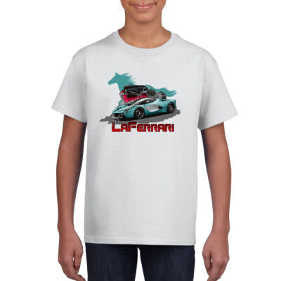 LaFerrari - HP - Turquoise - Gildan Youth Unisex T Shirt Thumbnail