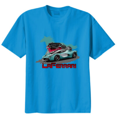 LaFerrari - HP - Turquoise - Unisex Modern Fit Tee Thumbnail