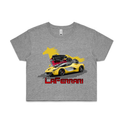 LaFerrari - HP - Yellow - AS Colour CROP TEE - 4062 Thumbnail