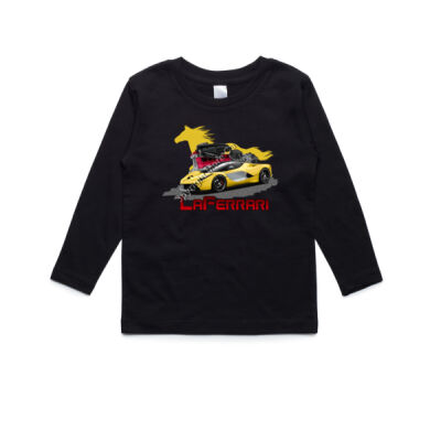 LaFerrari - HP - Yellow - AS Colour Kids Longsleeve Tee Thumbnail