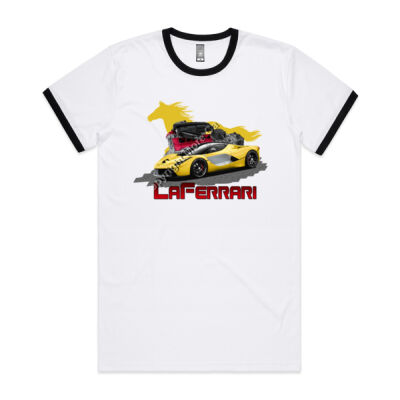 LaFerrari - HP - Yellow - Mens Ringer Tee Thumbnail