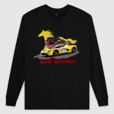 LaFerrari - HP - Yellow - Ultra Cotton Mens Longsleeve Tee Thumbnail