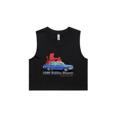 EJ Monaro - Blue - AS Colour Women's Crop Tank Thumbnail