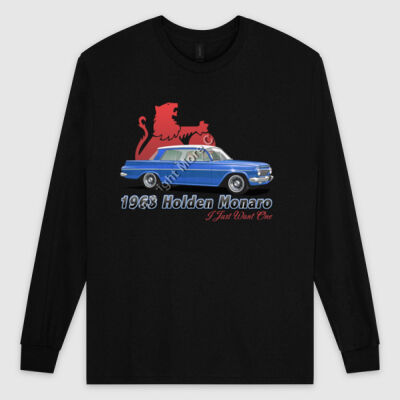 EJ Monaro - Blue - Ultra Cotton Mens Longsleeve Tee Thumbnail