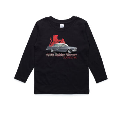 EJ Monaro - Charcoal - AS Colour Kids Longsleeve Tee Thumbnail