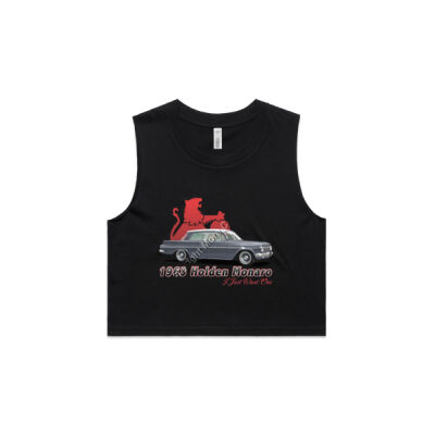 EJ Monaro - Charcoal - AS Colour Women's Crop Tank Thumbnail