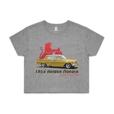 EJ Monaro - Gold - AS Colour CROP TEE - 4062 Thumbnail