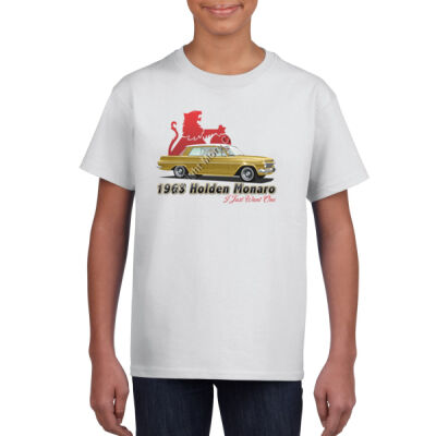 EJ Monaro - Gold - Gildan Youth Unisex T Shirt Thumbnail