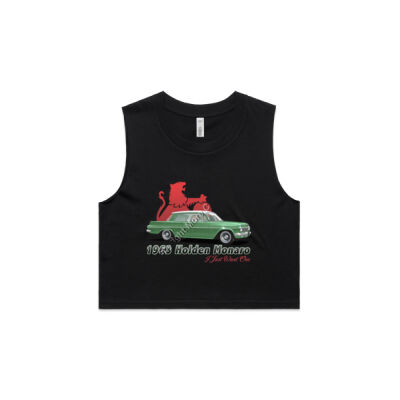 EJ Monaro - Green - AS Colour Women's Crop Tank Thumbnail