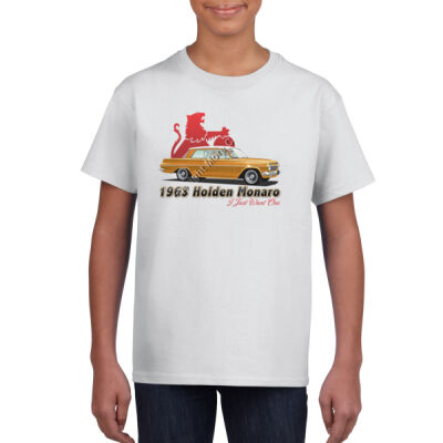 EJ Monaro - Orange - Gildan Youth Unisex T Shirt Thumbnail