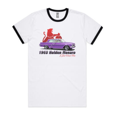 EJ Monaro - Purple - Mens Ringer Tee Thumbnail