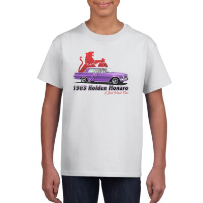 EJ Monaro - Purple - Gildan Youth Unisex T Shirt Thumbnail
