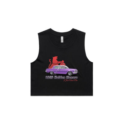 EJ Monaro - Purple - AS Colour Women's Crop Tank Thumbnail
