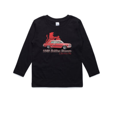 EJ Monaro - Red - AS Colour Kids Longsleeve Tee Thumbnail