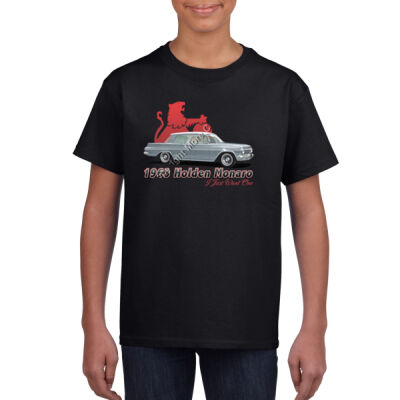 EJ Monaro - Silver - Gildan Youth Unisex T Shirt Thumbnail