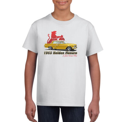 EJ Monaro - Yellow - Gildan Youth Unisex T Shirt Thumbnail