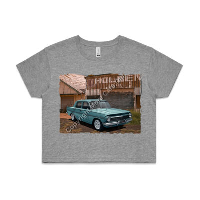 EH - At Dealer - Aqua - AS Colour CROP TEE - 4062 Thumbnail