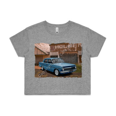 EH - At Dealer - Blue - AS Colour CROP TEE - 4062 Thumbnail