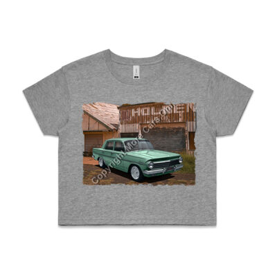 Holden - EH - Dealership - Green - AS Colour CROP TEE - 4062 Thumbnail
