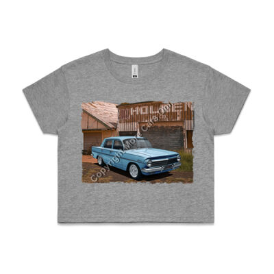 Holden - EH - Dealership - Light Blue - AS Colour CROP TEE - 4062 Thumbnail