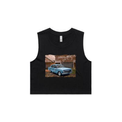 Holden - EH - Dealership - Light Blue - AS Colour Women's Crop Tank Thumbnail
