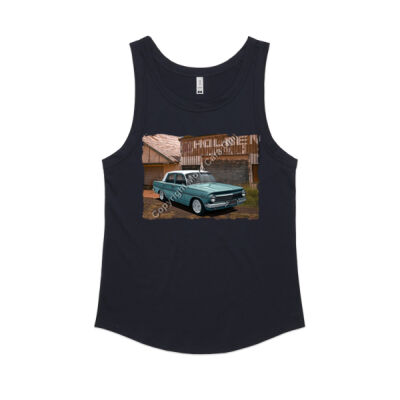 Holden - EH - Dealership - Aqua - White Roof - Women's Sunday Singlet Thumbnail
