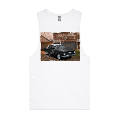 Holden - EH - Dealership - Black - White Roof - Mens Barnard Tank Thumbnail