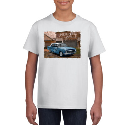 Holden - EH - Dealership - Blue - White Roof - Gildan Youth Unisex T Shirt Thumbnail