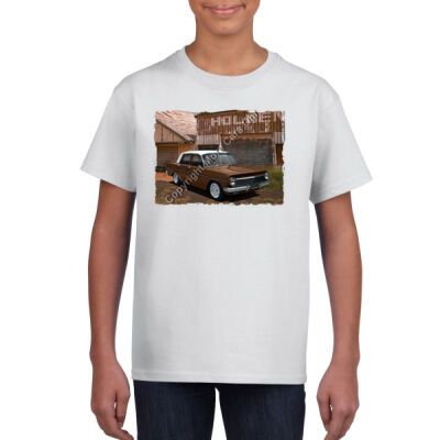 Holden - EH - Dealership - Brown - White Roof - Gildan Youth Unisex T Shirt Thumbnail