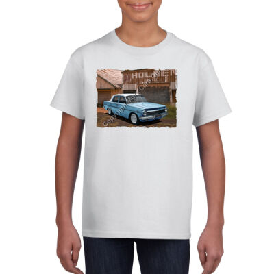 Holden - EH - Dealership - Light Blue - White Roof - Gildan Youth Unisex T Shirt Thumbnail