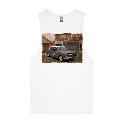 Holden - EH - Dealership - Light Brown - White Roof - Mens Barnard Tank Thumbnail