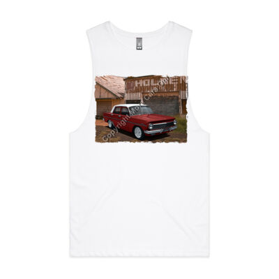 Holden - EH - Dealership - Red - White Roof - Mens Barnard Tank Thumbnail