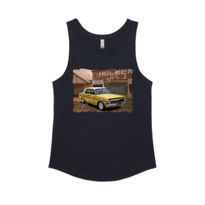 Holden - EH - Dealership - Yellow - White Roof - Women's Sunday Singlet Thumbnail