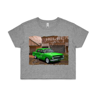 Holden - EH - Dealership - Green - AS Colour CROP TEE - 4062 Thumbnail