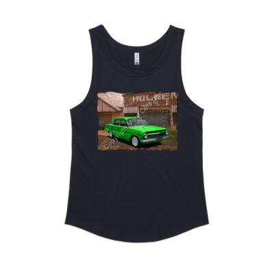 Holden - EH - Dealership - Green - Women's Sunday Singlet Thumbnail