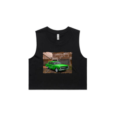 Holden - EH - Dealership - Green - AS Colour Women's Crop Tank Thumbnail