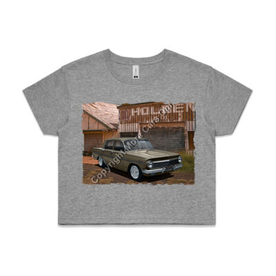 Holden - EH - Dealership - Khaki - AS Colour CROP TEE - 4062 Thumbnail
