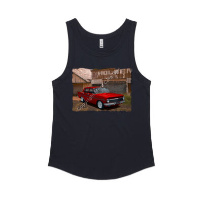 Holden - EH - Dealership - Red - Women's Sunday Singlet Thumbnail