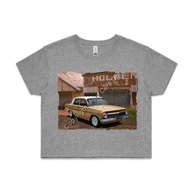 Holden - EH - Dealership - Fawn - White Roof - AS Colour CROP TEE - 4062 Thumbnail