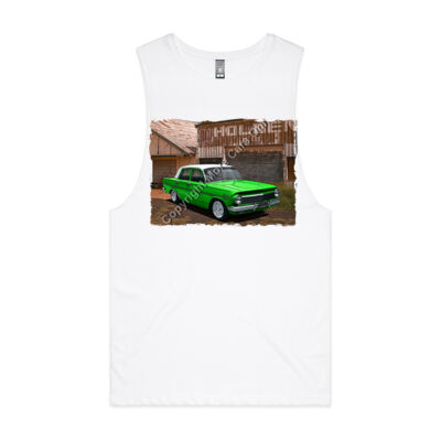 Holden - EH - Dealership - Green - White Roof - Mens Barnard Tank Thumbnail