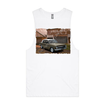 Holden - EH - Dealership - Khaki - White Roof - Mens Barnard Tank Thumbnail