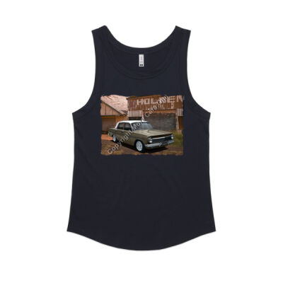 Holden - EH - Dealership - Khaki - White Roof - Women's Sunday Singlet Thumbnail